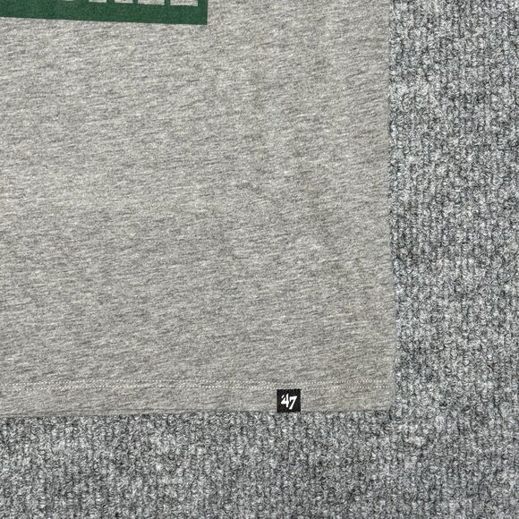 Utah Jazz T-Shirt NBA ‘47 Brand Gray Short Sleeve Cotton Blend Men's Size Large - Picture 4 of 5